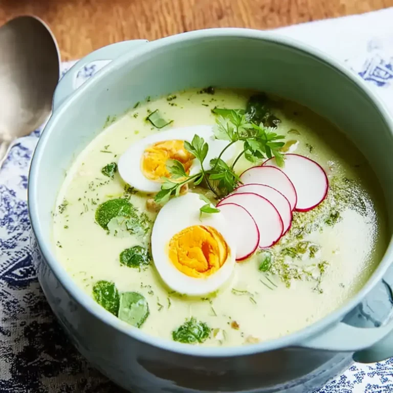 5 Kräutersuppe mit Ei