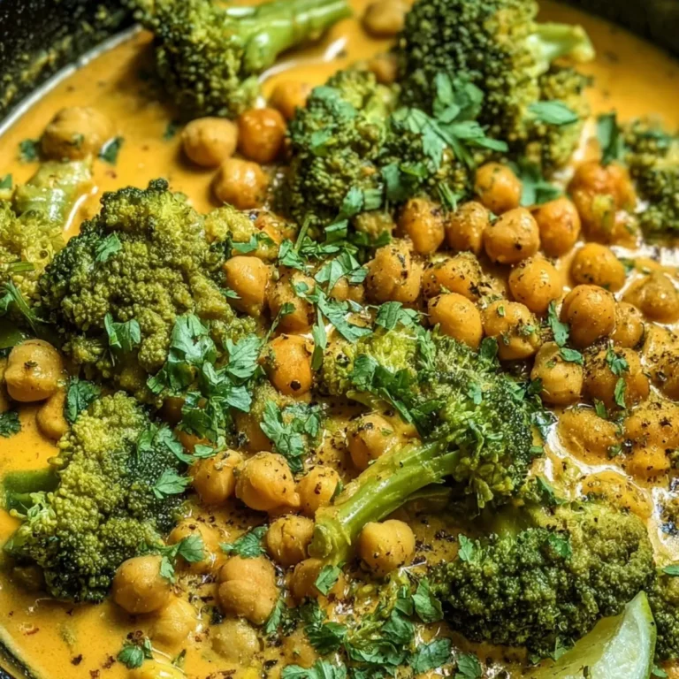 Brokkoli Kichererbsen Curry