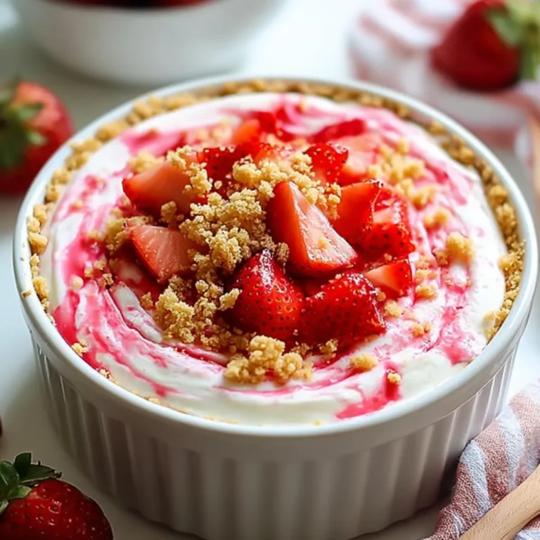Erdbeer Käsekuchen Dip
