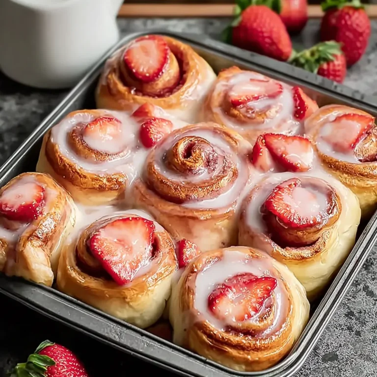 Erdbeer Zimt Schnecken