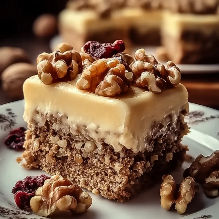 Friss dich dumm Kuchen mit Walnüssen