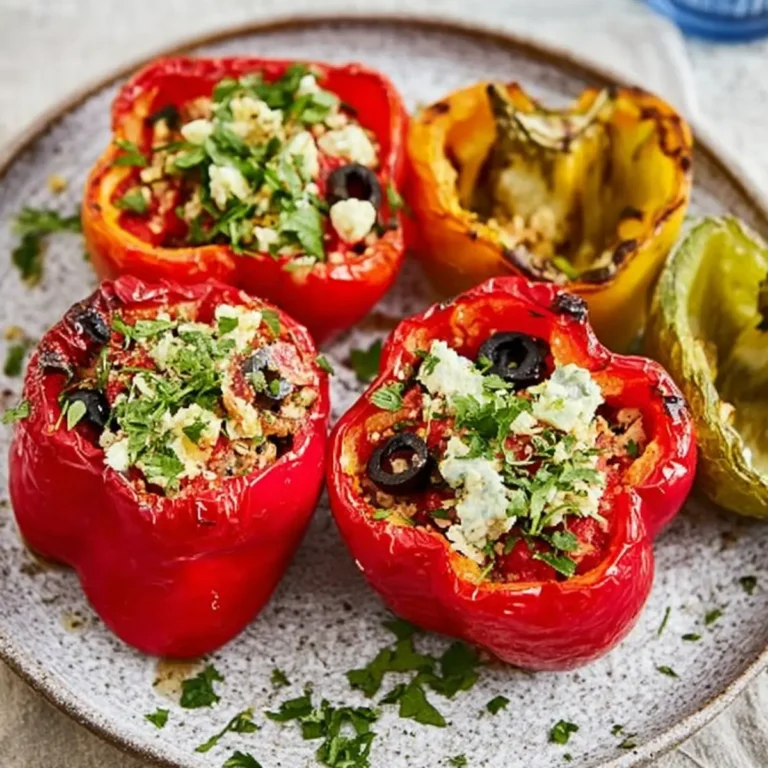 Gefüllte Paprika vom Grill