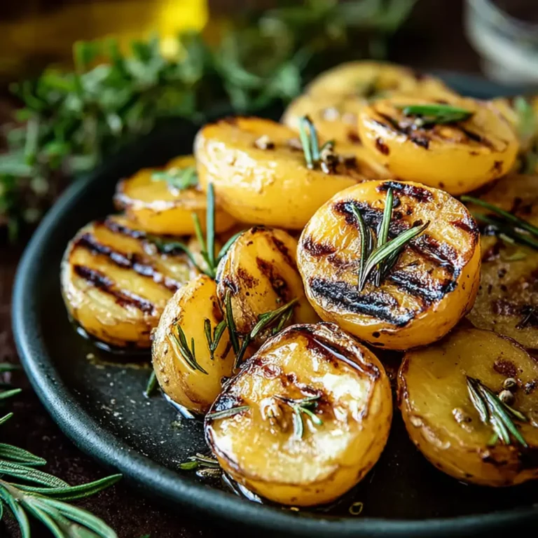 Gegrillte Kartoffeln mit Rosmarin und Olivenöl