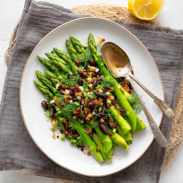 Grüner Spargel mediterran