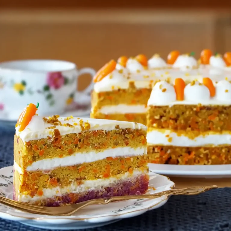 Karotten Zitronen Torte