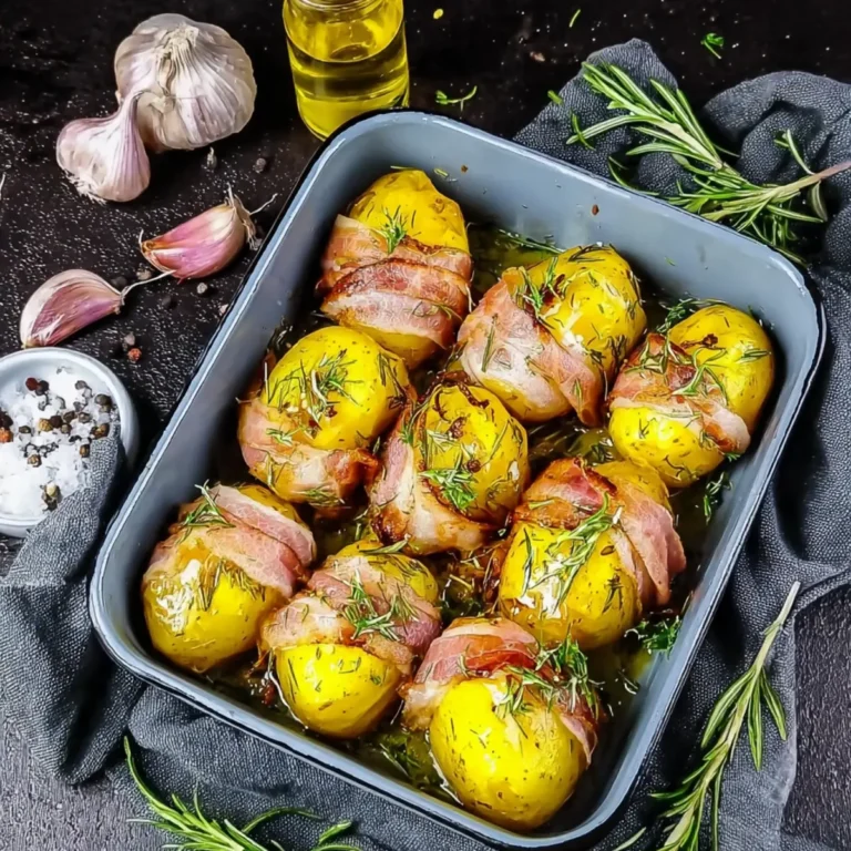 Kartoffeln im Speckmantel