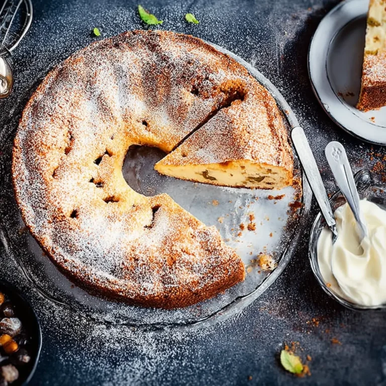 Kranzkuchen mit Quark