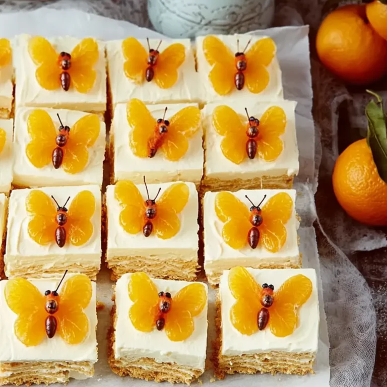 Mandarinen Schmetterlingsschnitten