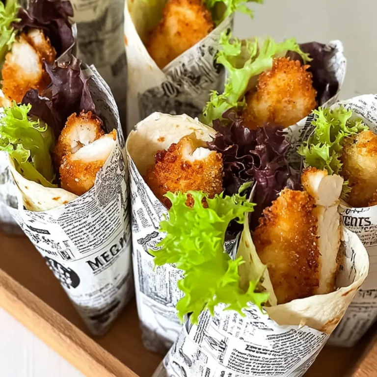 Mini Schnitzel Wraps