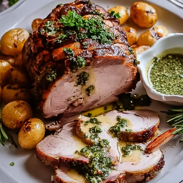 Osterbraten mit Kräutersoße