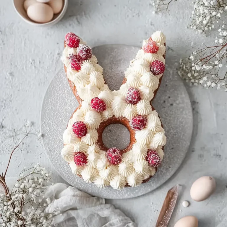 Osterkuchen in Hasenform