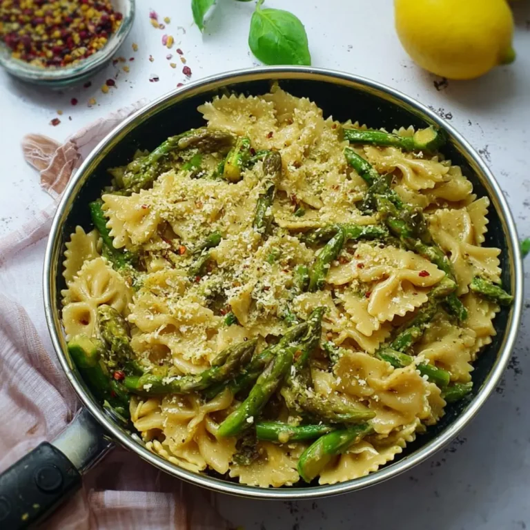 Pasta mit grünem Spargel & Zitrone