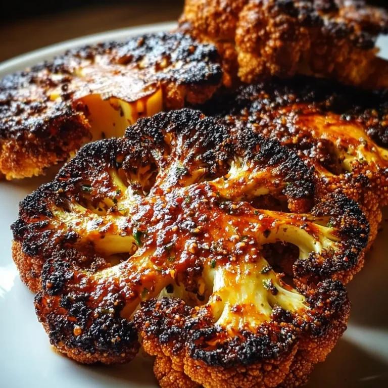 Rauchige BBQ Blumenkohlsteaks