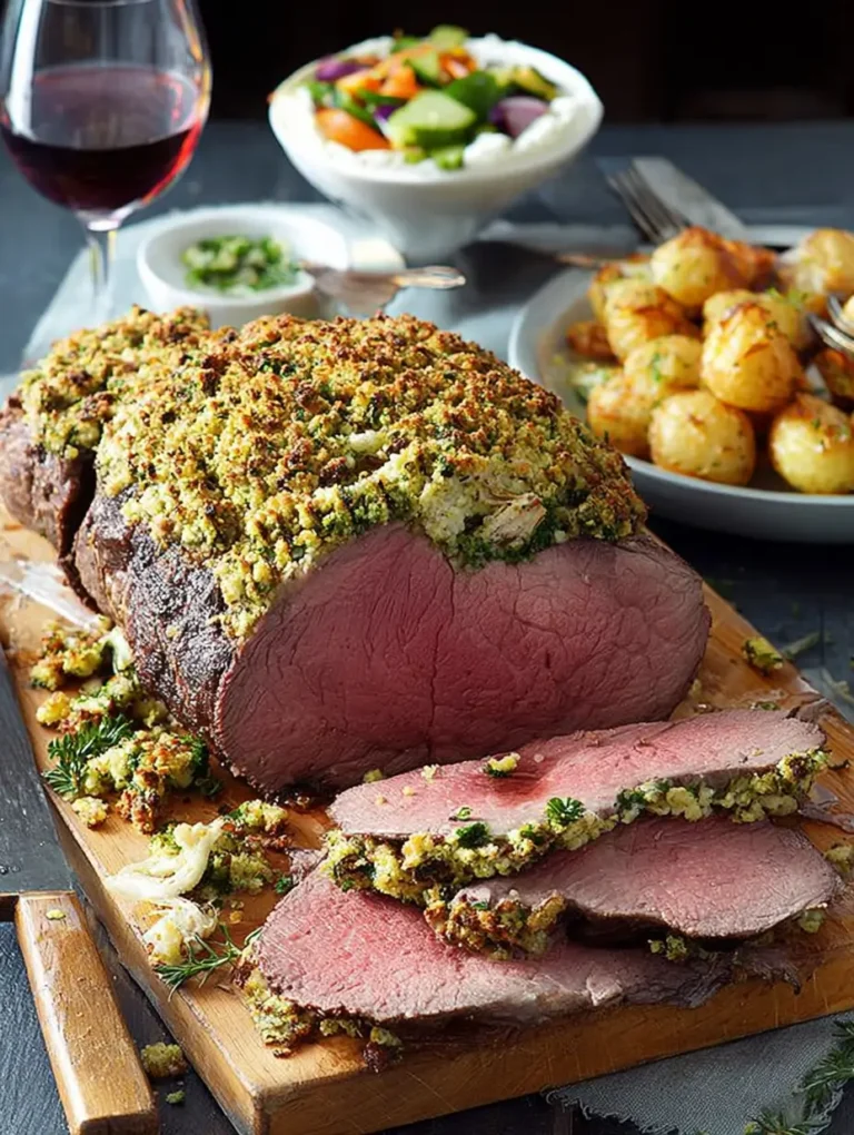 Roastbeef mit Brezenkruste