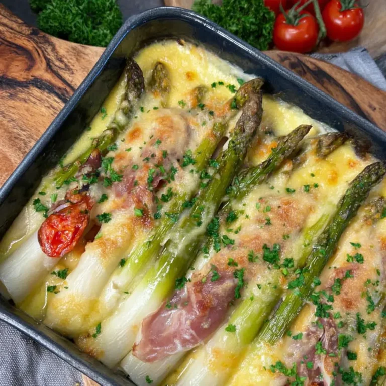 Spargel überbacken