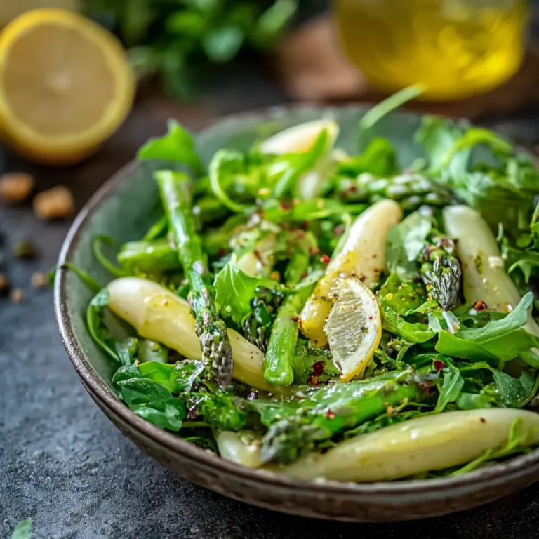 Spargelsalat mit Zitronen Dressing