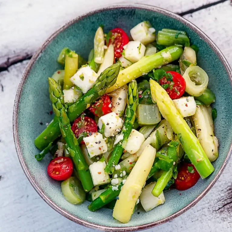 Spargelsalat mit grünem Spargel