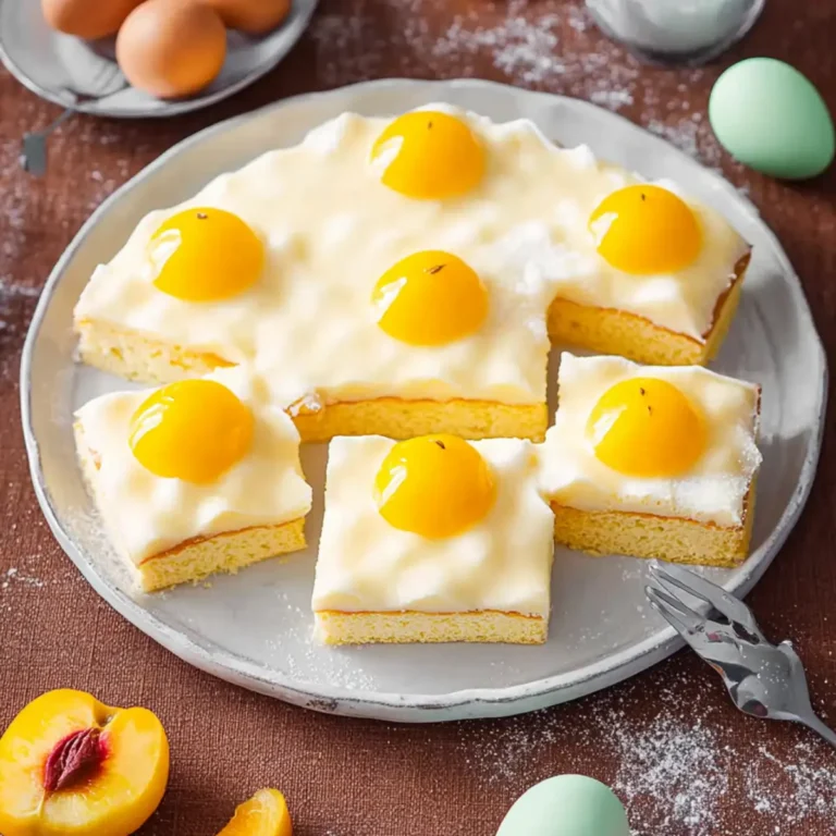 Spiegeleikuchen vom Blech