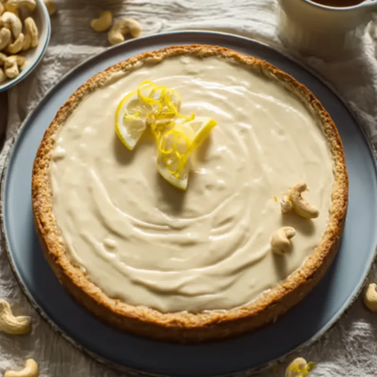 Veganer Käsekuchen mit Cashew