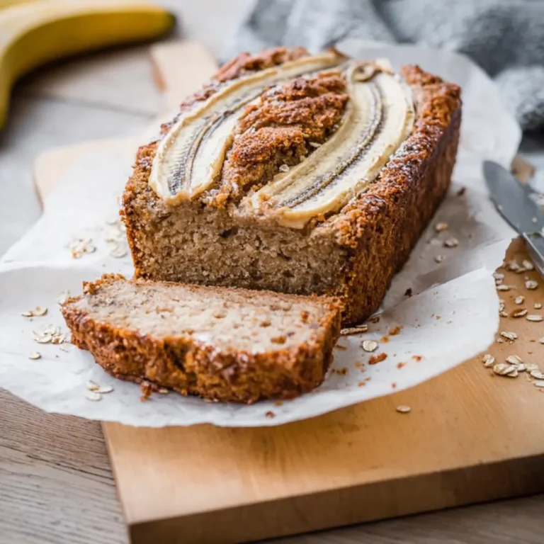 Bananenkuchen mit Haferflocken