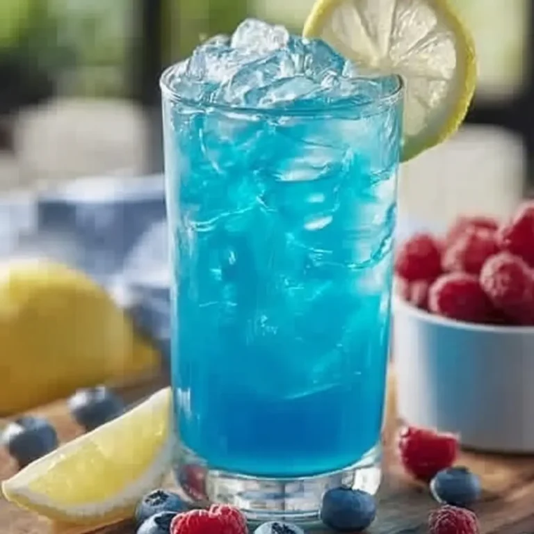 Blaue Himbeer Limonade