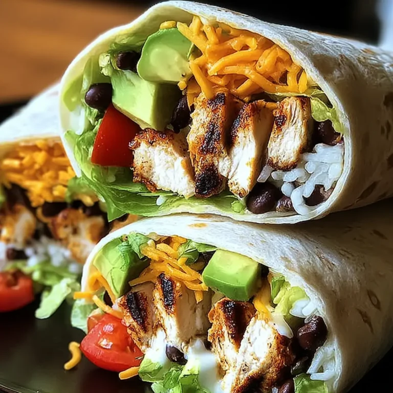 Chipotle Ranch Burrito mit gegrilltem Hähnchen