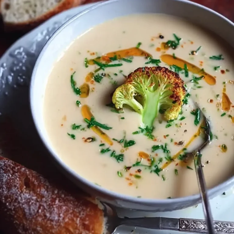 Cremige Blumenkohlsuppe