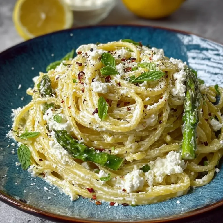 Cremige Zitrone Feta Pasta