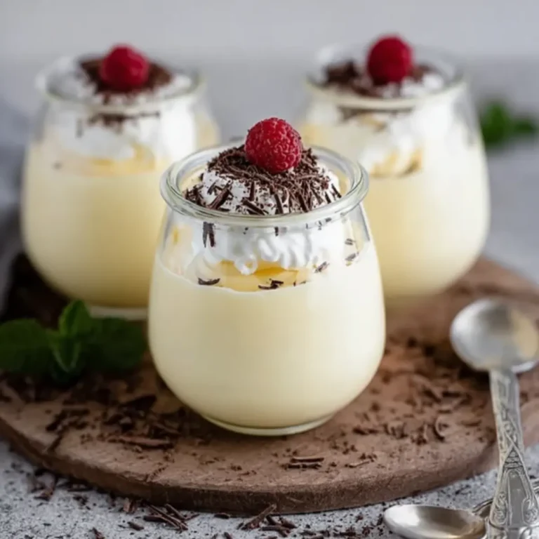 Eierlikör Dessert mit weißer Schokolade