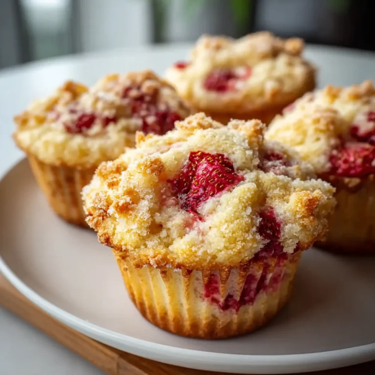 Erdbeer Frischkäse Muffins