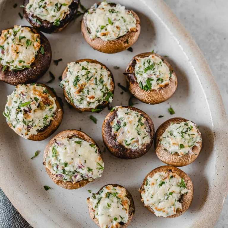 Gefüllte Champignons