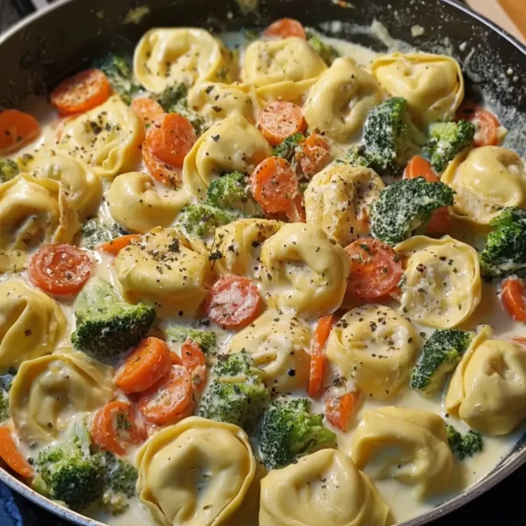Gemüse Tortellini Pfanne