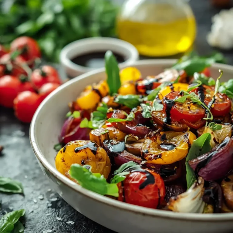 Gerösteter Gemüsesalat mit Balsamico