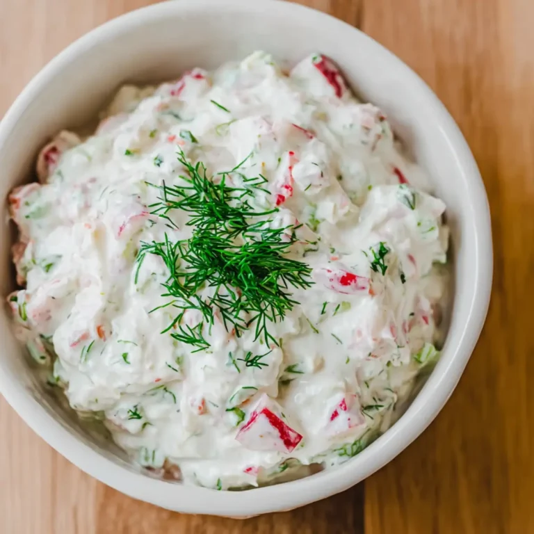 Gesunder Radieschen Tzatziki Dip