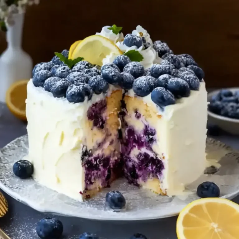 Heidelbeer Zitronen Torte