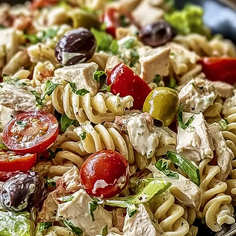 Hähnchen Nudelsalat