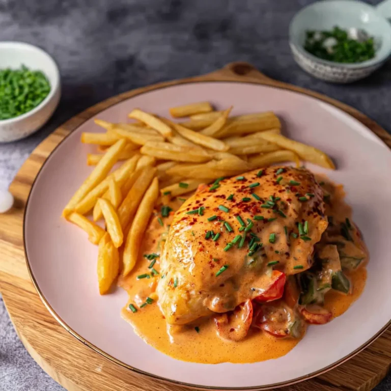 Hähnchenbrust in Frischkäsesoße