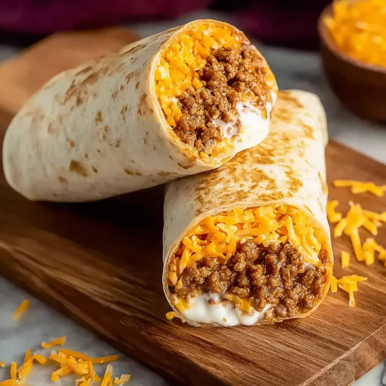Knuspriger Taco Bell Rindfleisch Burrito