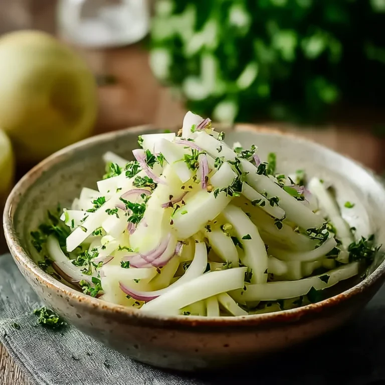 Kohlrabi und Apfelsalat