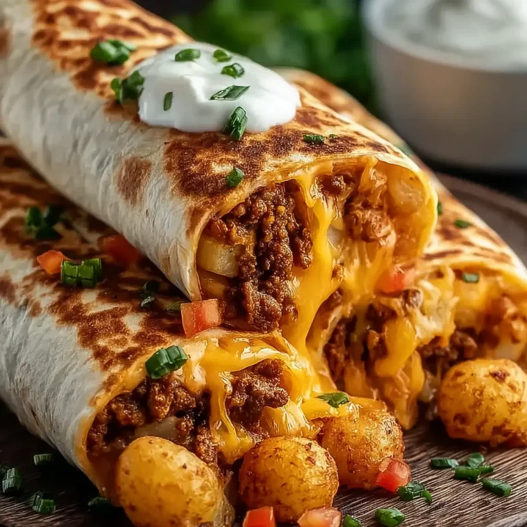 Käse Kartoffel Burritos