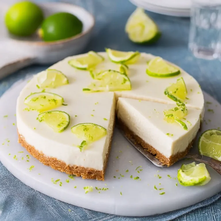 Limetten Cheesecake ohne Backen