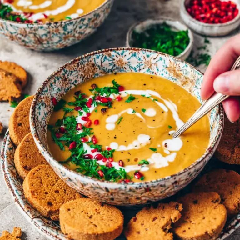 Linsen Süßkartoffel Suppe