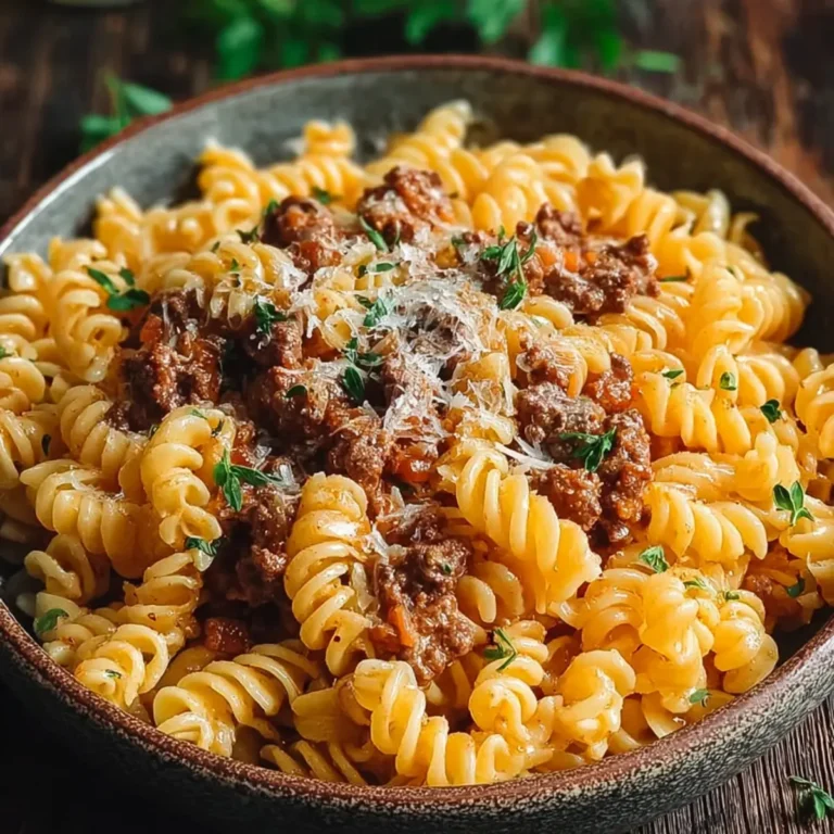 Rinderhackfleisch Pasta