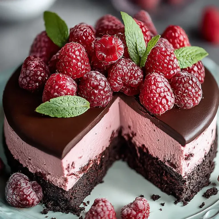 Schoko Himbeer Mousse Kuchen