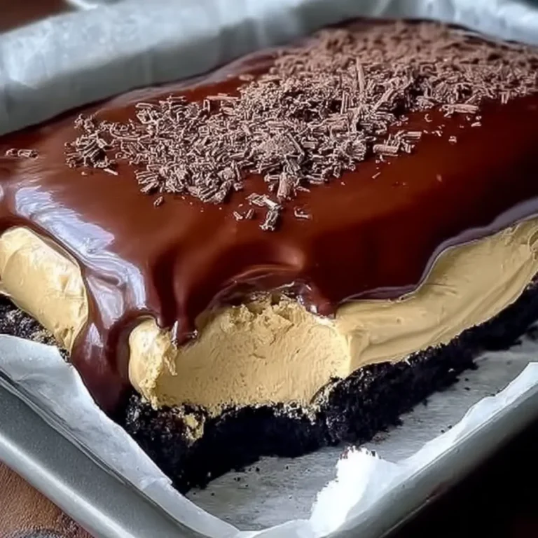 Schokoladen Eclair Kuchen ohne Backen