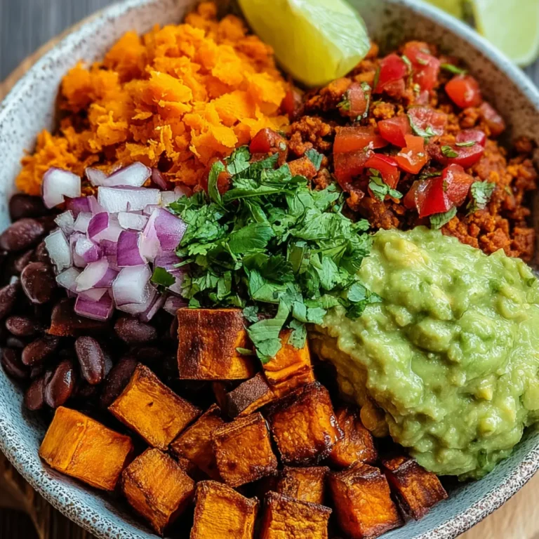 Süßkartoffel Burrito Bowl