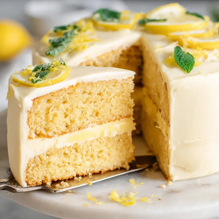 Veganer Zitronenkuchen mit Zitronen Frischkäse Frosting