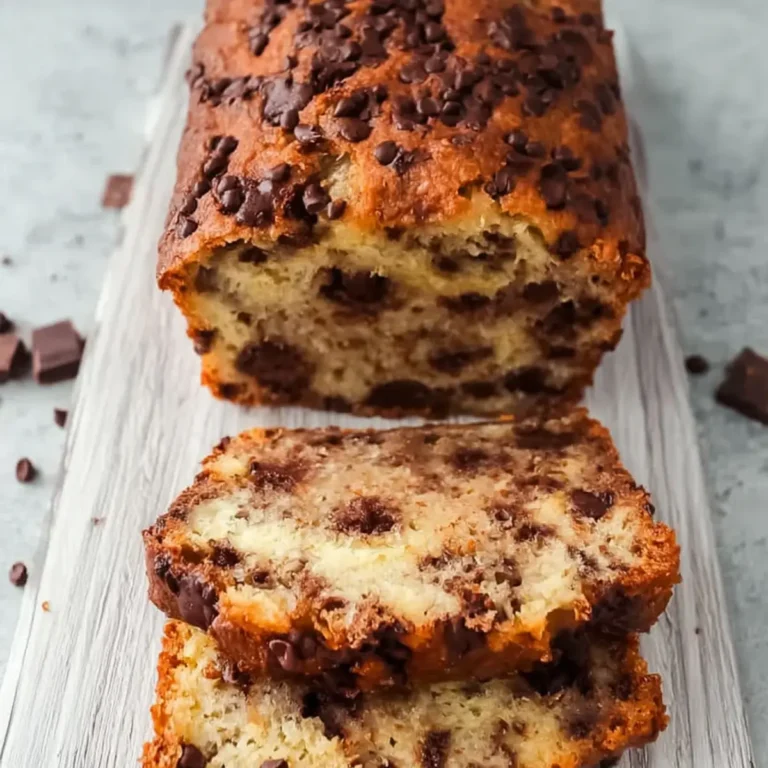 Veganes Bananenbrot mit Schokolade