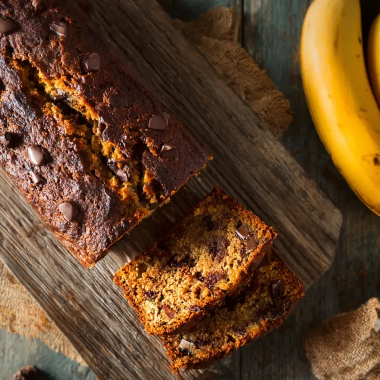 Veganes Schoko Bananenbrot