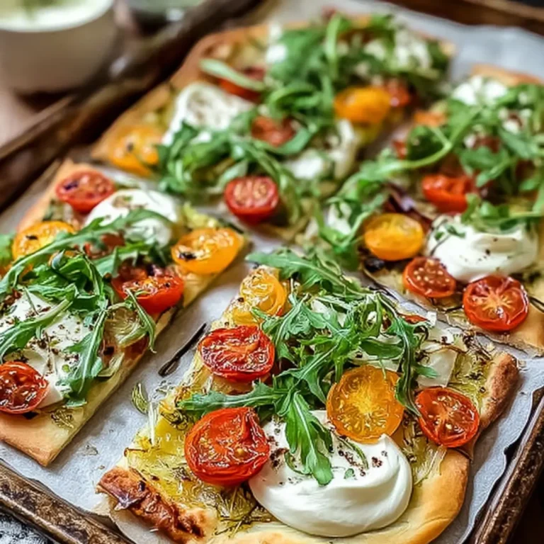 Vegetarische Flammkuchen